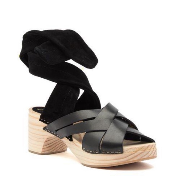 Free People Emmy Black strap sandal Clogs - Picture 3 of 6